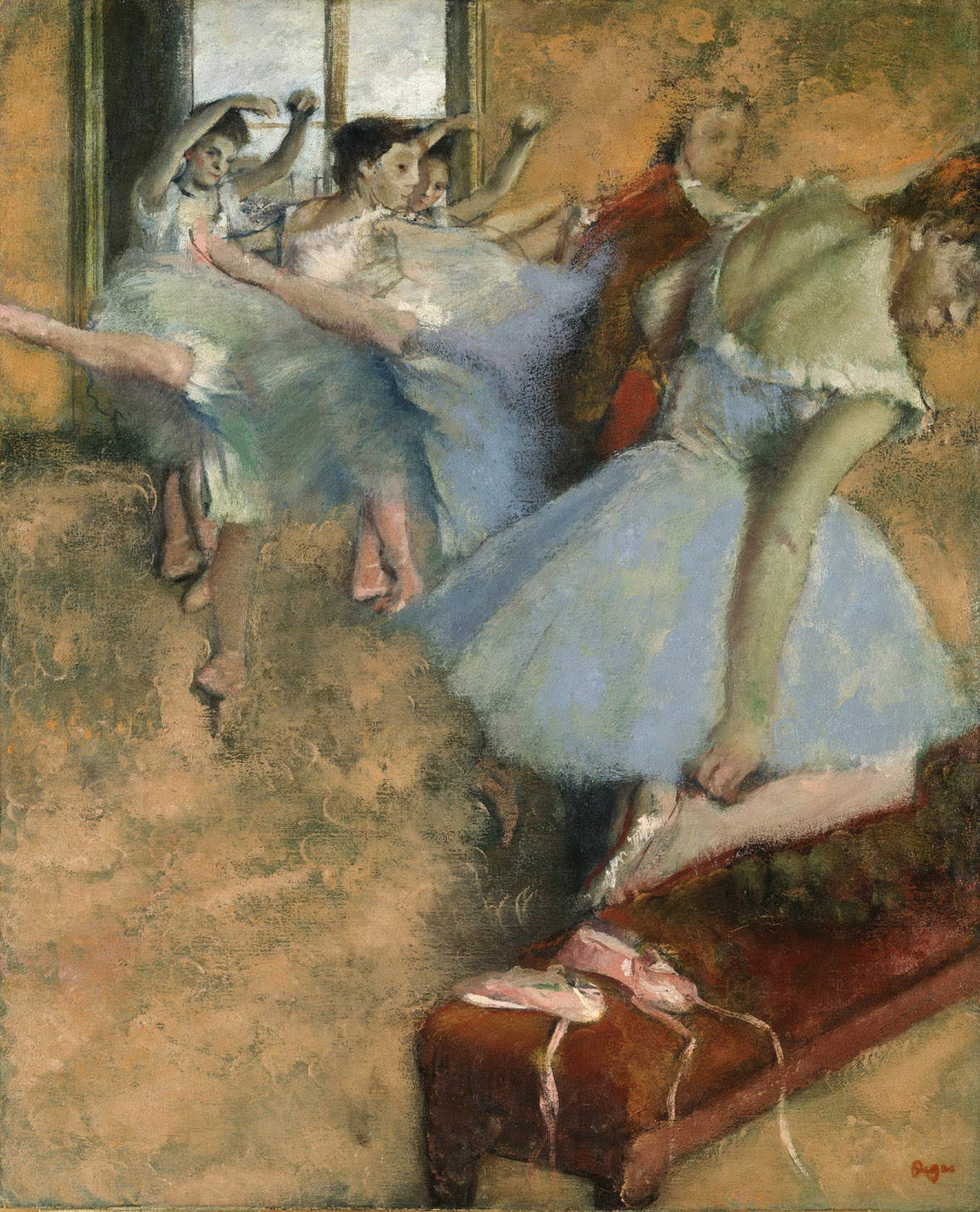 Edgar Degas, Classe de ballet (1880 circa; Collezione privata). Foto: Dominic B&uuml;ttner