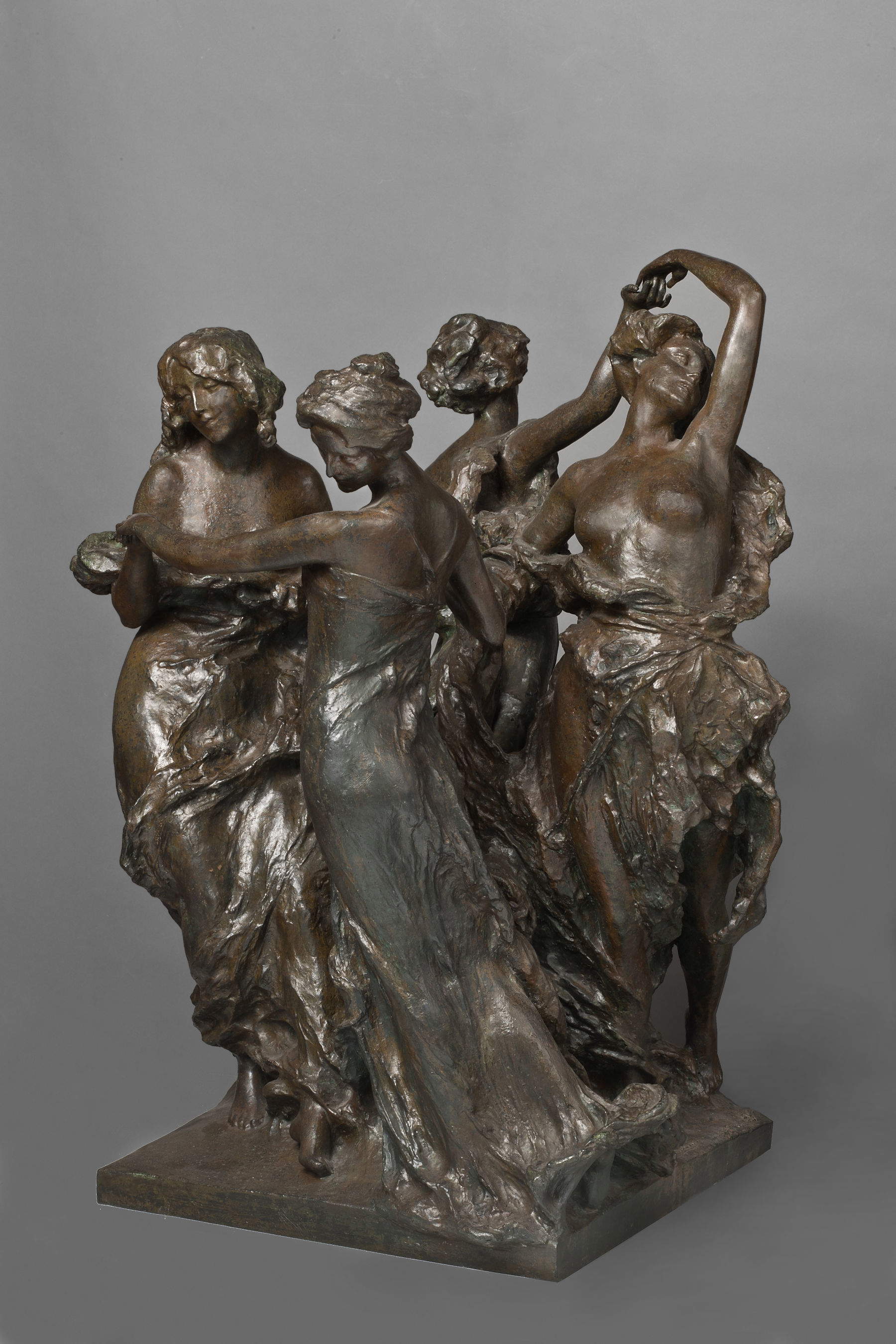Edoardo Rubino, *The Dance (The Four Graces)* (1912; bronze, 91 x 70 x 66 cm; Turin, GAM—Turin Civic Gallery of Modern and Contemporary Art)