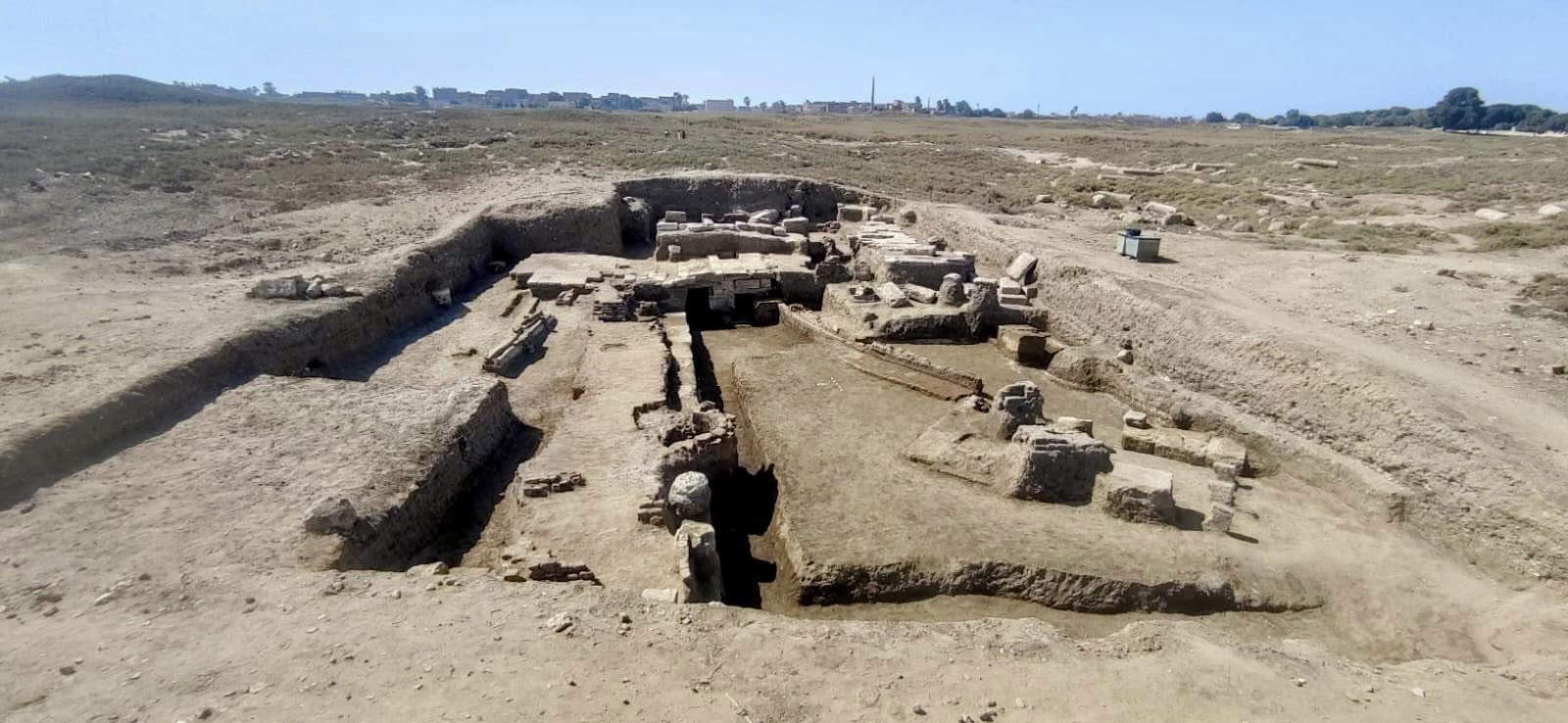 Findings in Ihnasya el-Medina. Photo: Ministry of Tourism and Antiquities