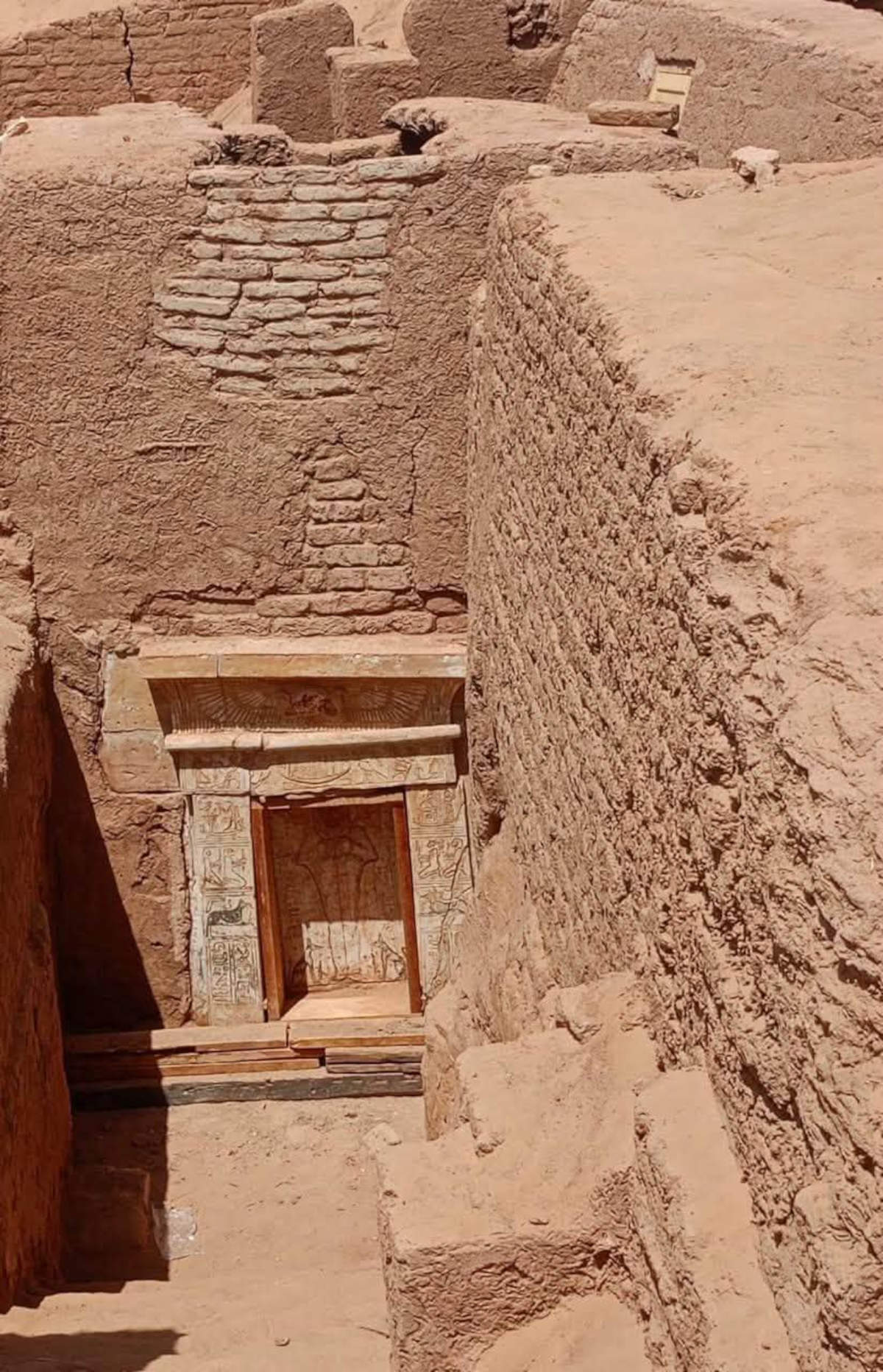 The ruins of the tomb. Photo: Egyptian Ministry of Tourism and Antiquities