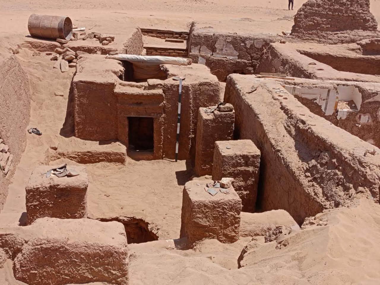 The ruins of the tomb. Photo: Egyptian Ministry of Tourism and Antiquities