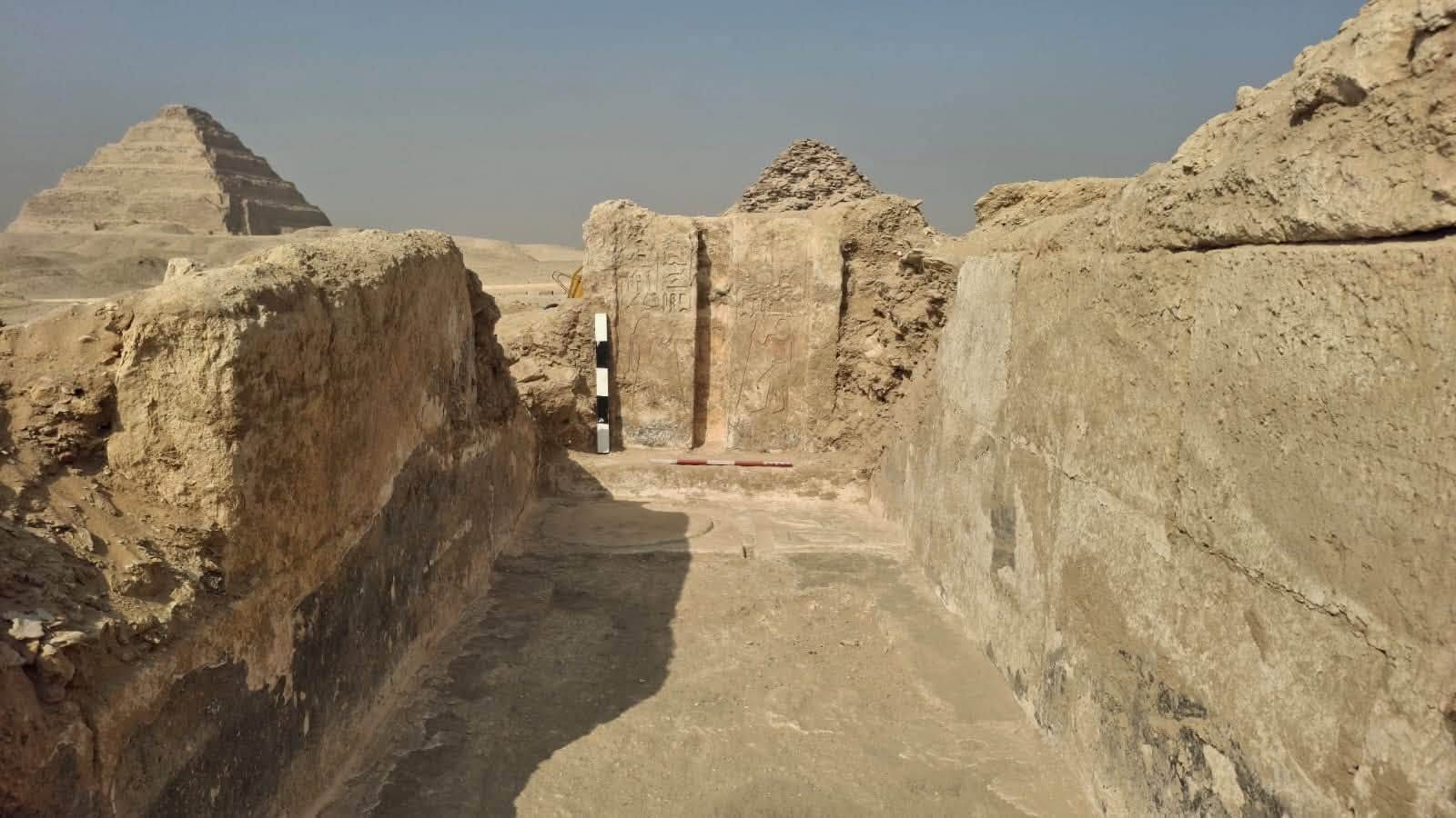 Entdeckung des Grabes von Sekenthiu Ptah. Foto: Ägyptisches Ministerium für Tourismus und Altertümer