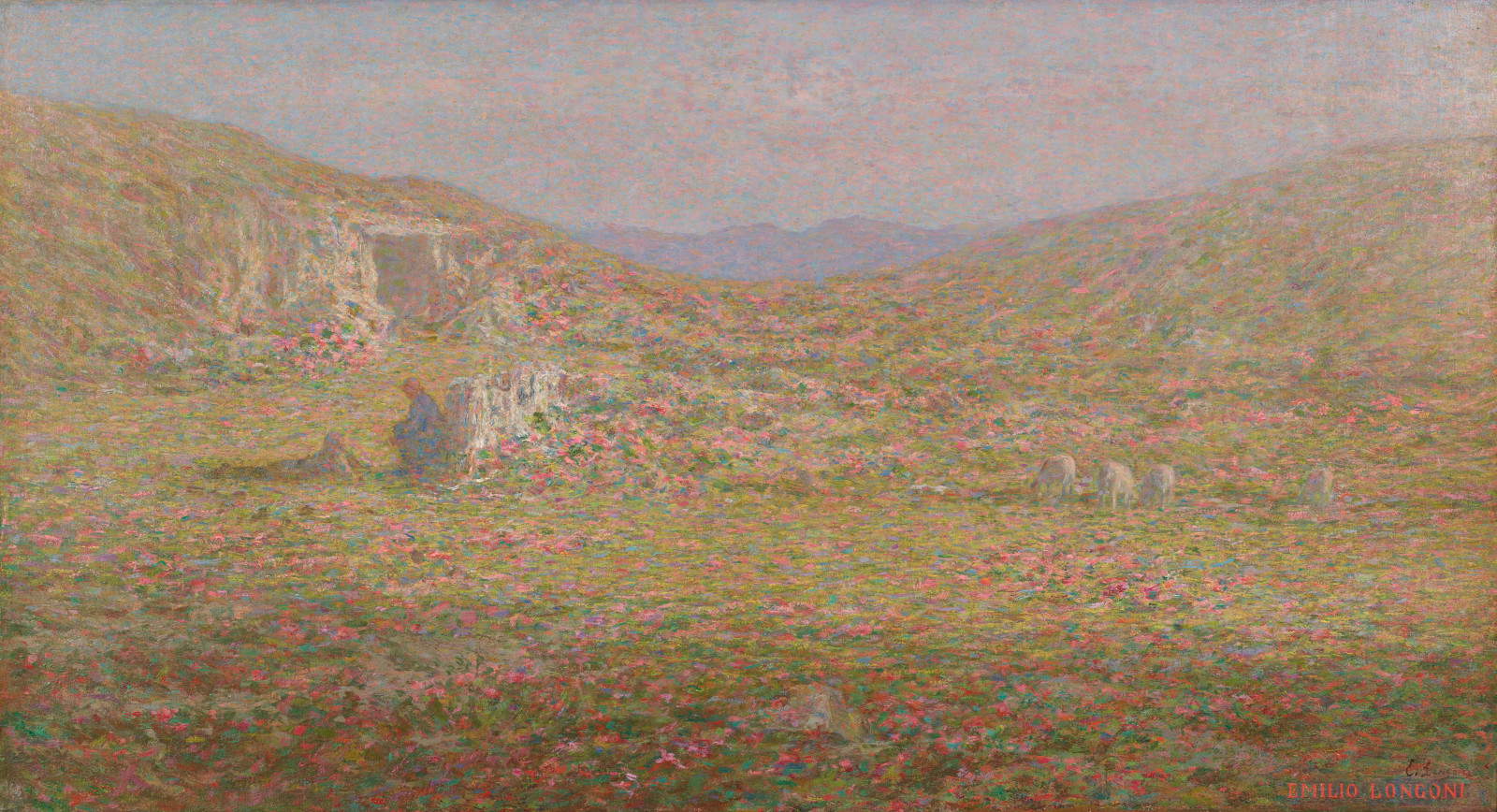 Emilio Longoni, *Idillio-disillusa* (1914–1916; oil on canvas)
