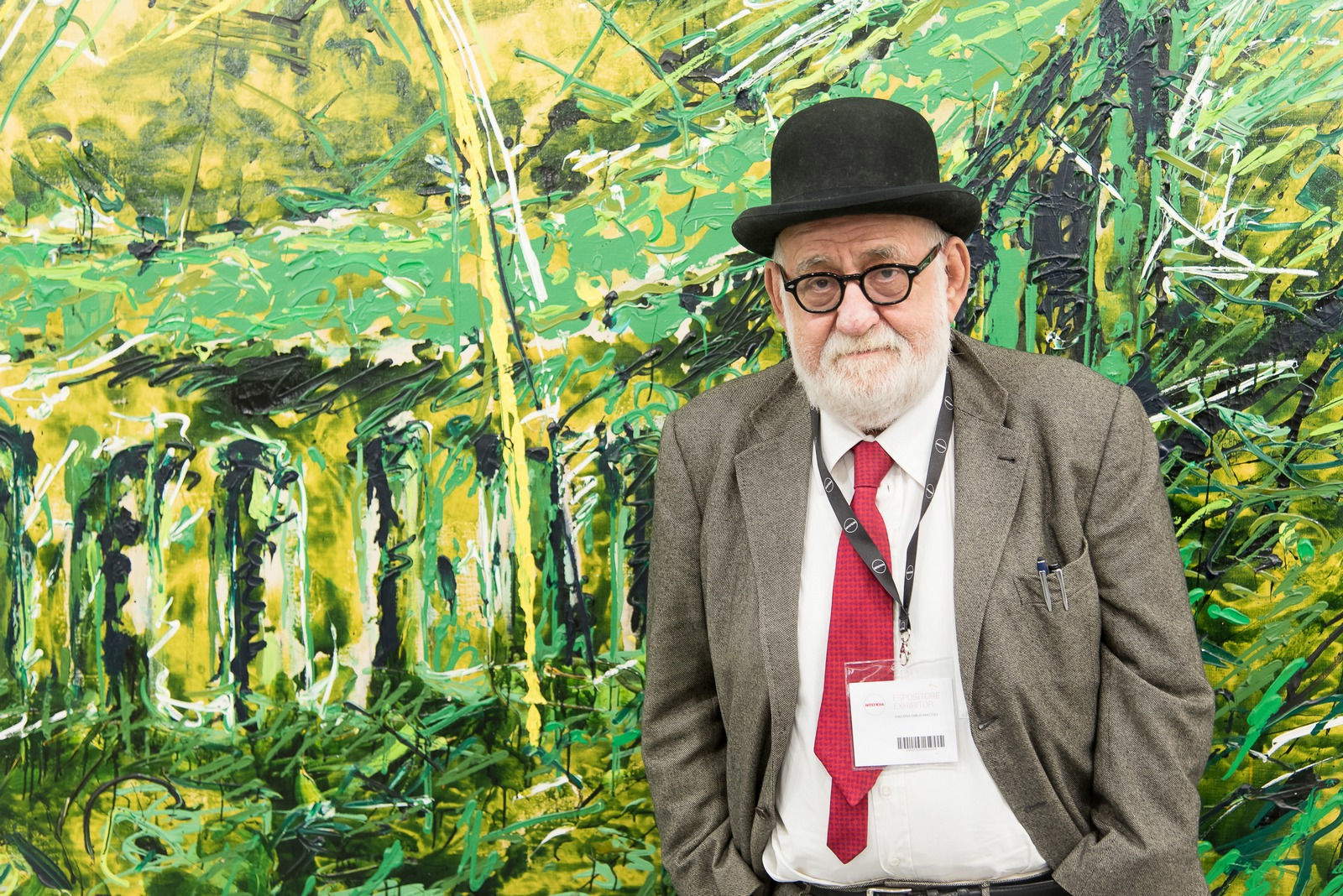 Emilio Mazzoli at Arte Fiera 2018. Courtesy of Galleria Mazzoli, Modena. Photo: Rolando Paolo Guerzoni