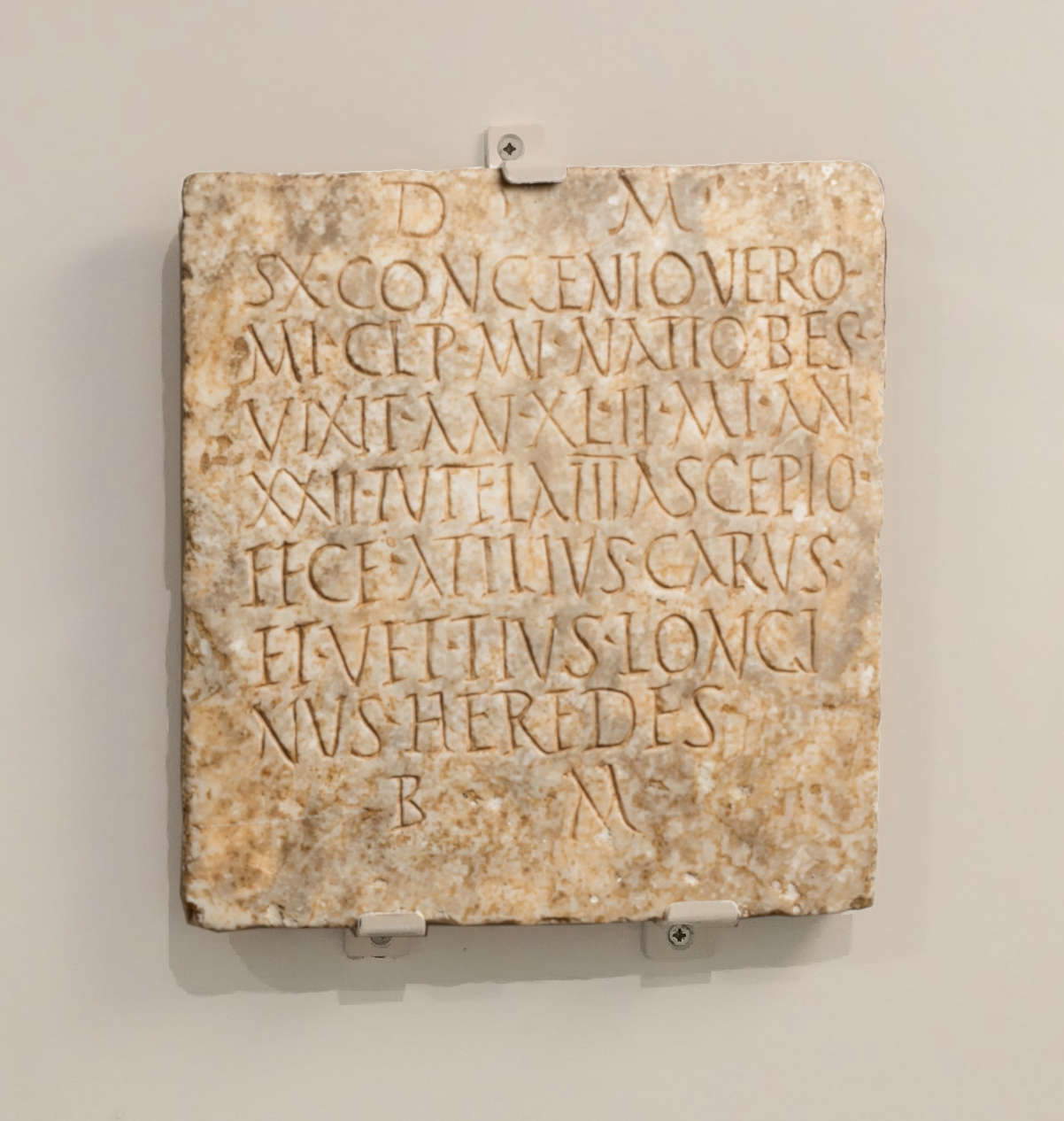 Inschrift von Sesto Congenio Vero