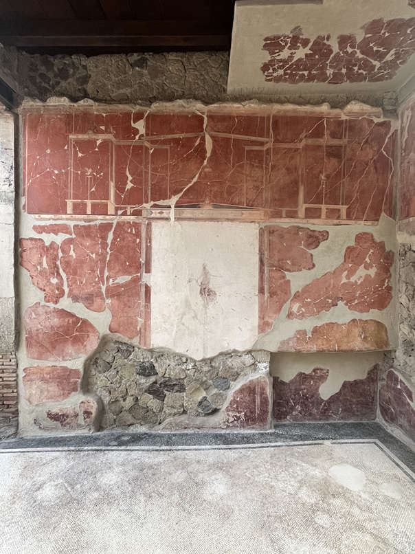 Maison aux meubles carbonisés. Photo : Parc archéologique d'Herculanum