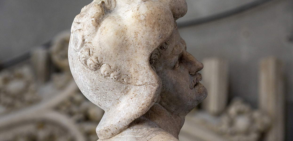 Hércules o el santo guerrero tras la restauración, detalle &copy;Veneranda Fabbrica del Duomo de Milán. Foto: Marco Ligabue