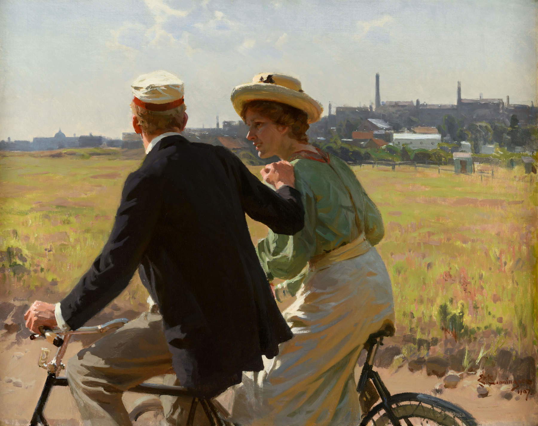 Erik Henningsen, Out into the open (1907 ; huile sur toile) Avec l'aimable autorisation de Van der Meij Fine Art, Amsterdam