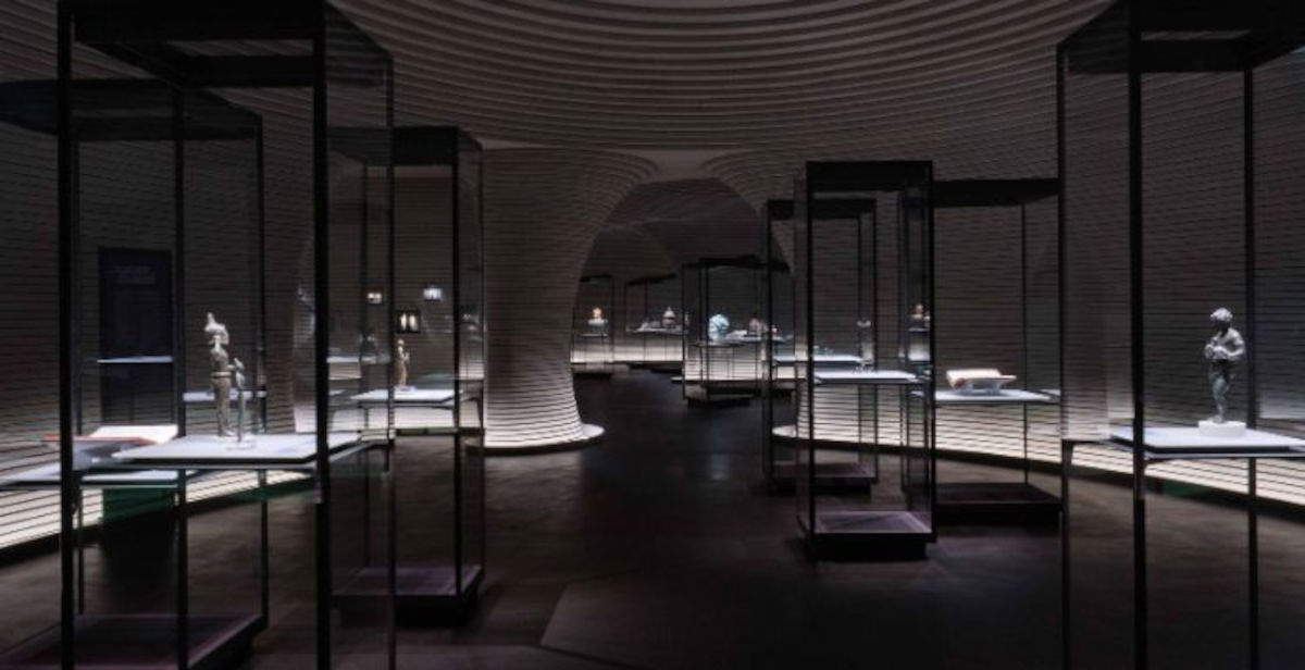 Mailand, eine Ausstellung etruskischer Bronzen aus der Sammlung Corazzi in der Stiftung Rovati 