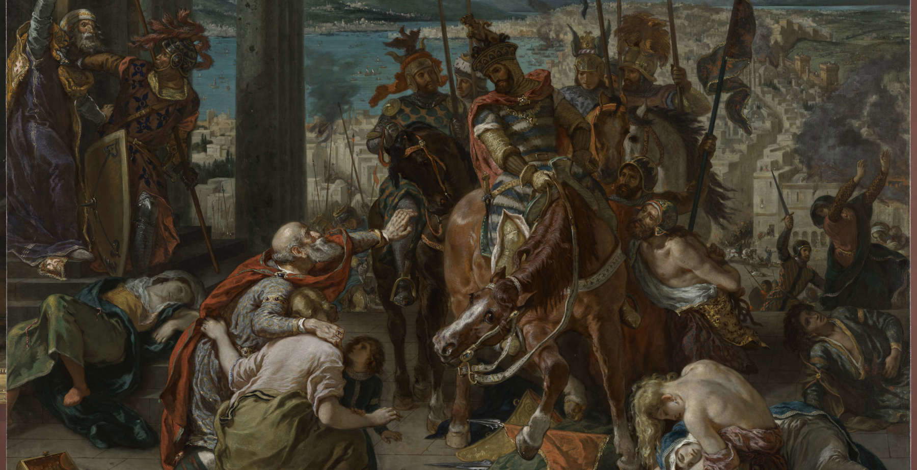 Louvre, Delacroix entdeckt seine Farben wieder: restauriertes Meisterwerk über die Kreuzfahrer in Konstantinopel