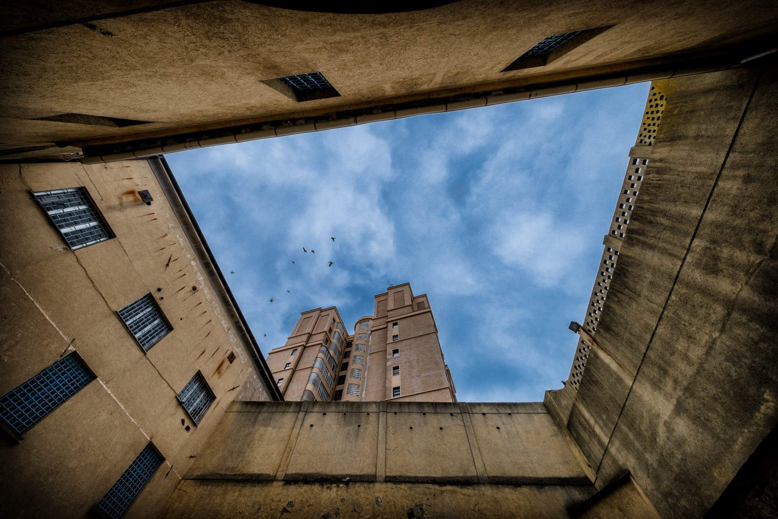Exterior view of the former Sant'Agostino Prison, Savona. Photo: Matteo Musetti