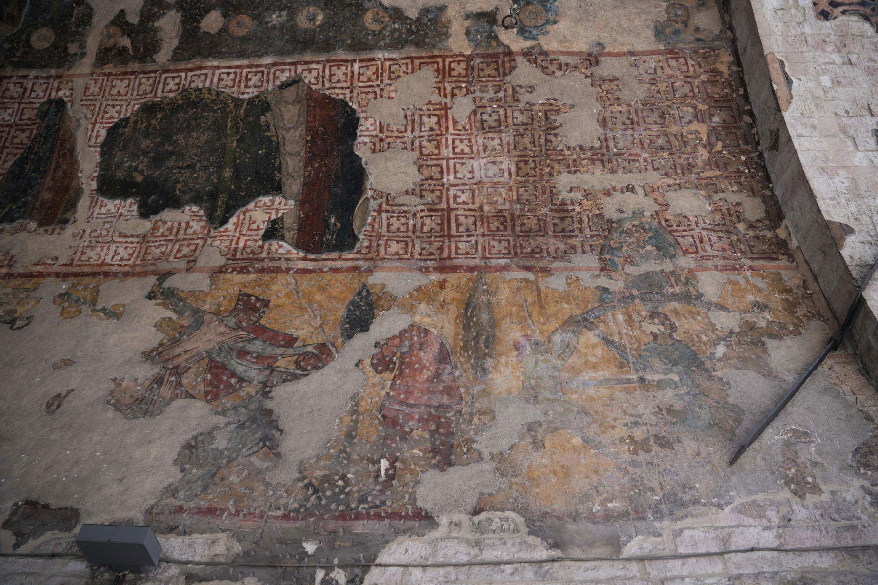 Fabriano, affreschi nel Palazzo del Podest&agrave;. Foto: Fondazione Marche Cultura