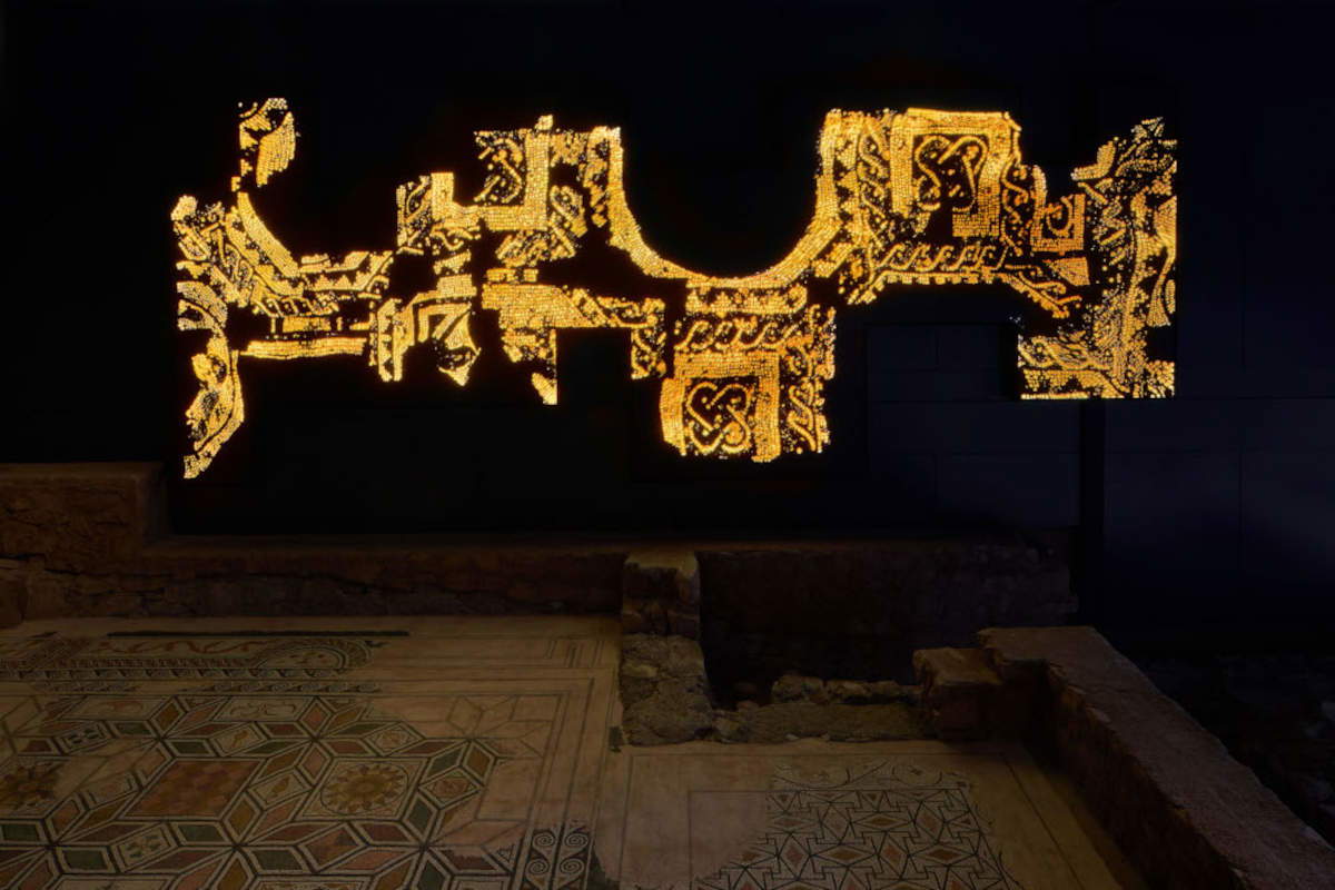 Fabrizio Plessi,&nbsp;Underwater Treasure, Domus dell&rsquo;Ortaglia, Museo di Santa Giulia. Credit Fondazione Brescia Musei. Foto di Petr&ograve; Gilberti