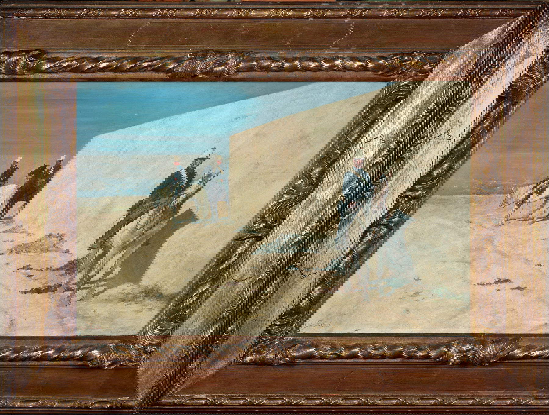 Giovanni Fattori, In vedetta (1872; óleo sobre lienzo, 34,5 x 54,5 cm) &copy; Trissino, Fondazione Progetto Marzotto ETS