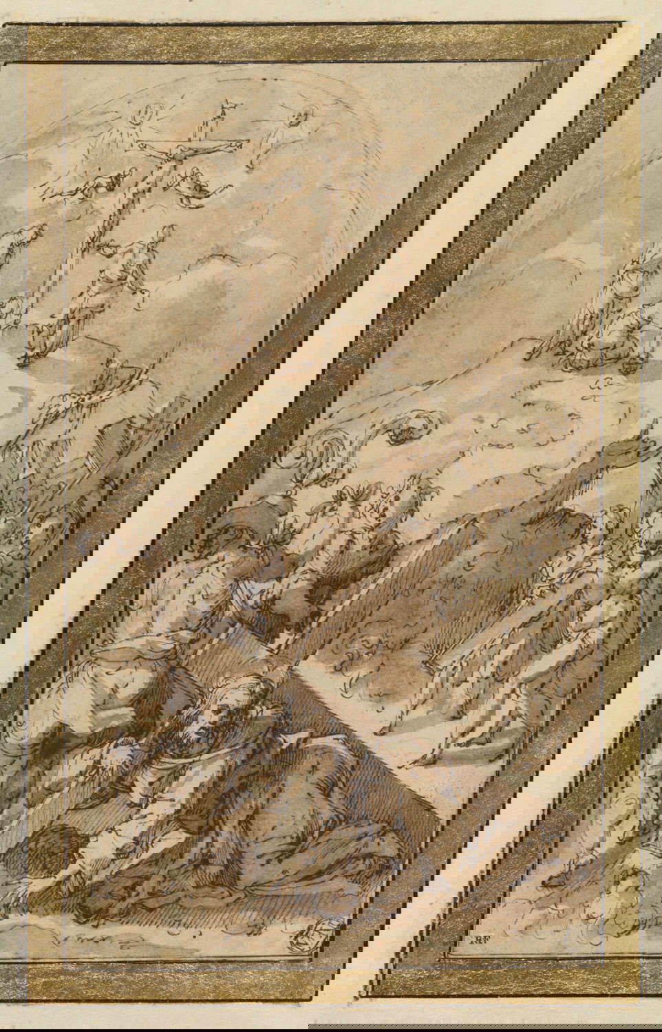 Federico Zuchi, Composition dedicated to the Holy Cross &copy; GrandPalaisRmn (mus&eacute;e du Louvre), Philippe Fuzeau