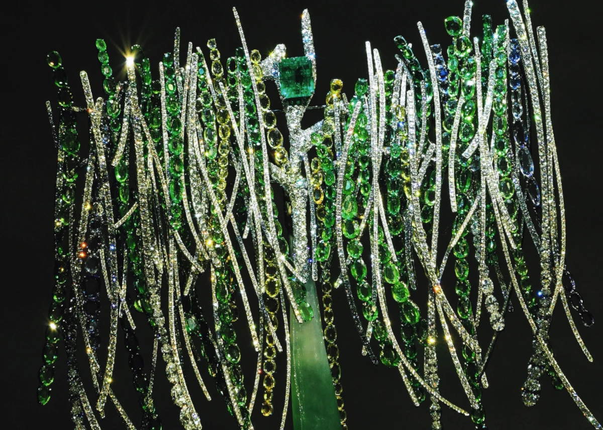 Anstecknadel in Form einer Libelle mit Weidenzweigen. Foto: Sotheby's