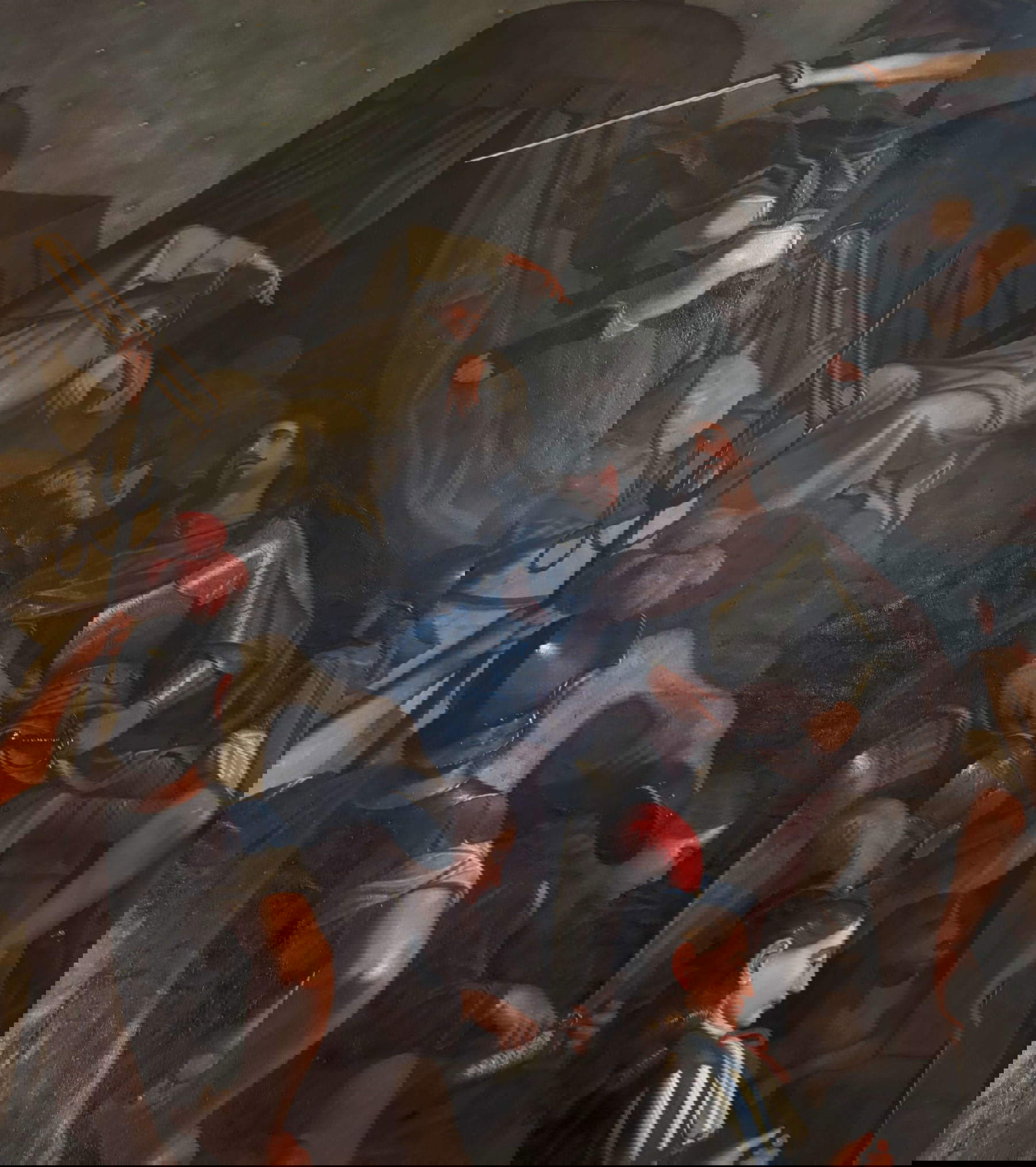 L'arrivée de l'œuvre