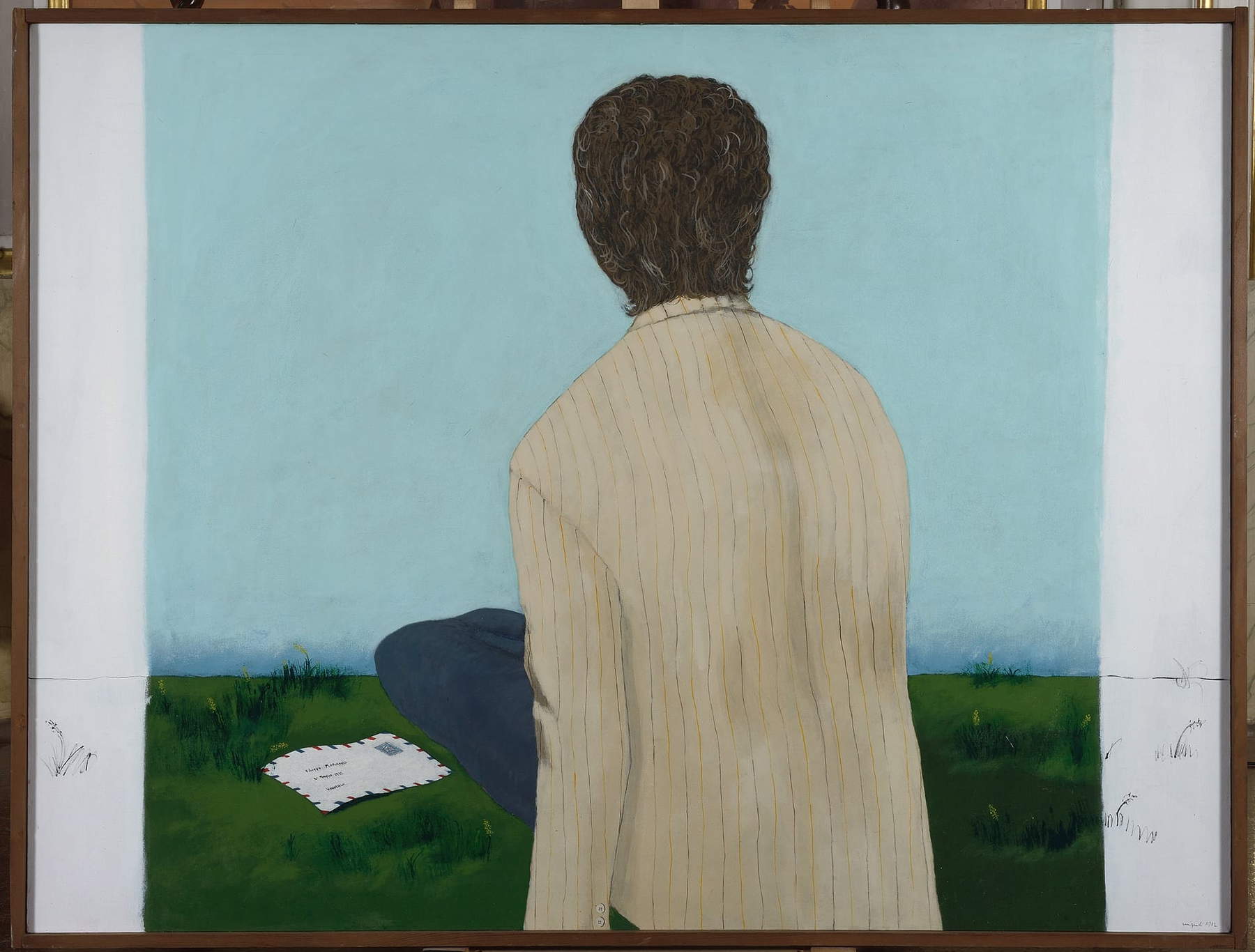 Filippo Marignoli, Homesick (1972 ; huile sur toile ; collection privée)