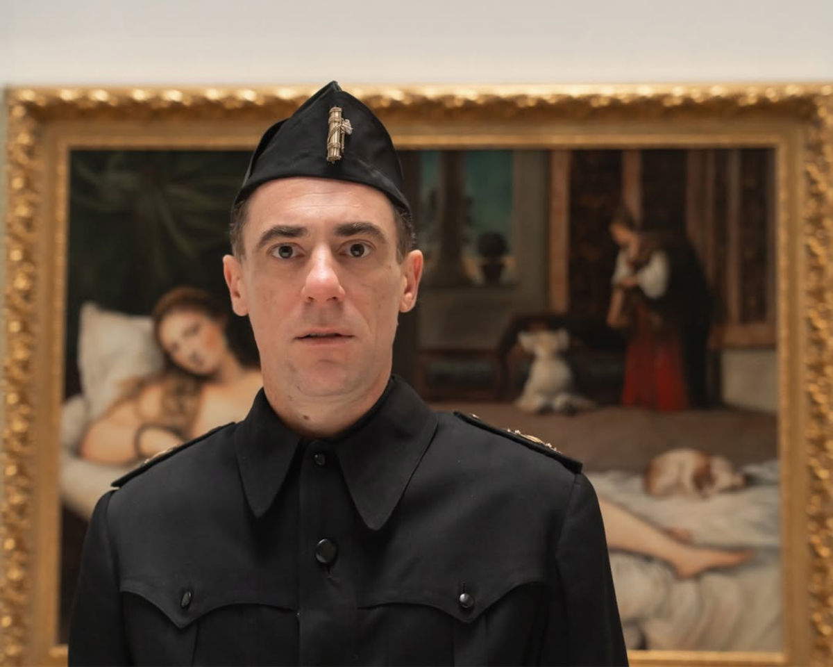 Ein Ausschnitt aus dem Film The Man Who Could Change the World. Mit Konzession des Kulturministeriums - Uffizien - Venus von Urbino von Tizian Vecellio - Foto von Francesca Ardau)