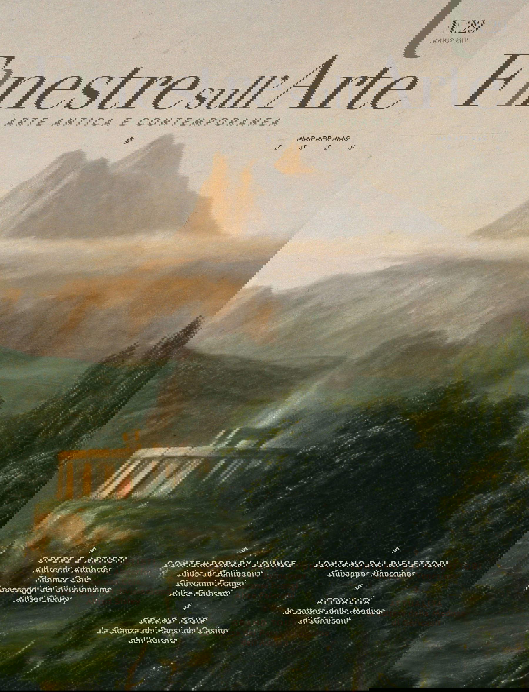 Titelseite der Zeitschrift Finestre sull'Arte Nr. 29