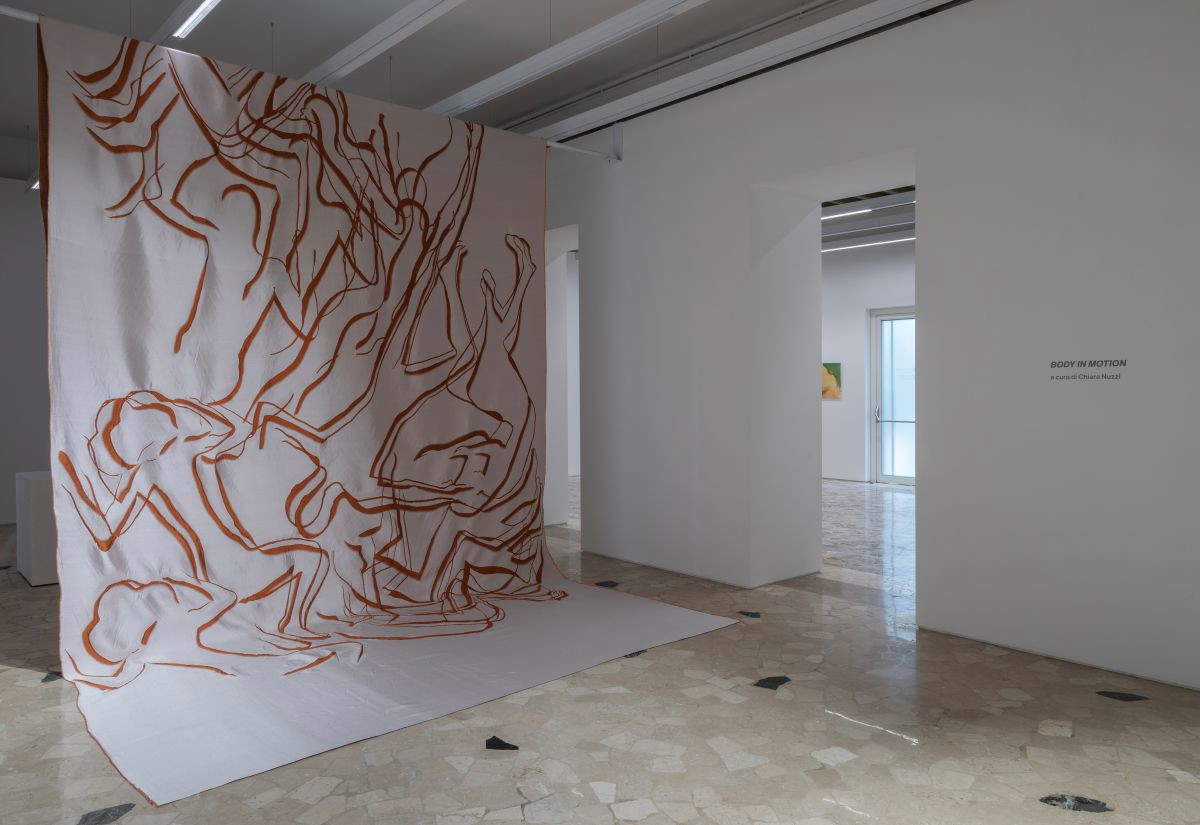 Allestimento della mostra Body in motion. Foto: Giovanni Canova