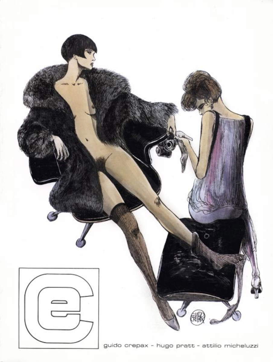 "European Cartoonist," No. 1, 1984, with Guido Crepax on the cover