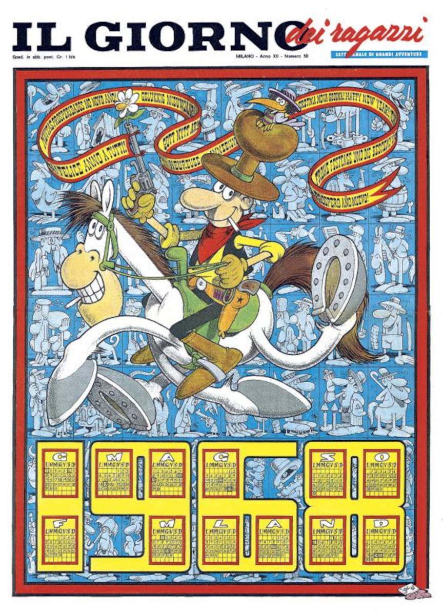 "Giorno dei Ragazzi," No. 50, 1965, cover art by Benito Jacovitti