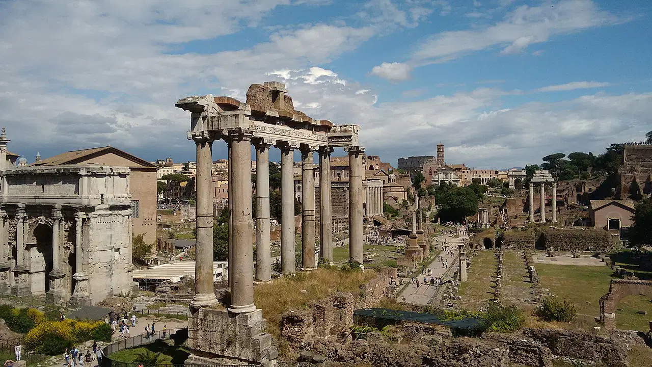 Roman Forum from the Capitol. Photo: Marcel Robin