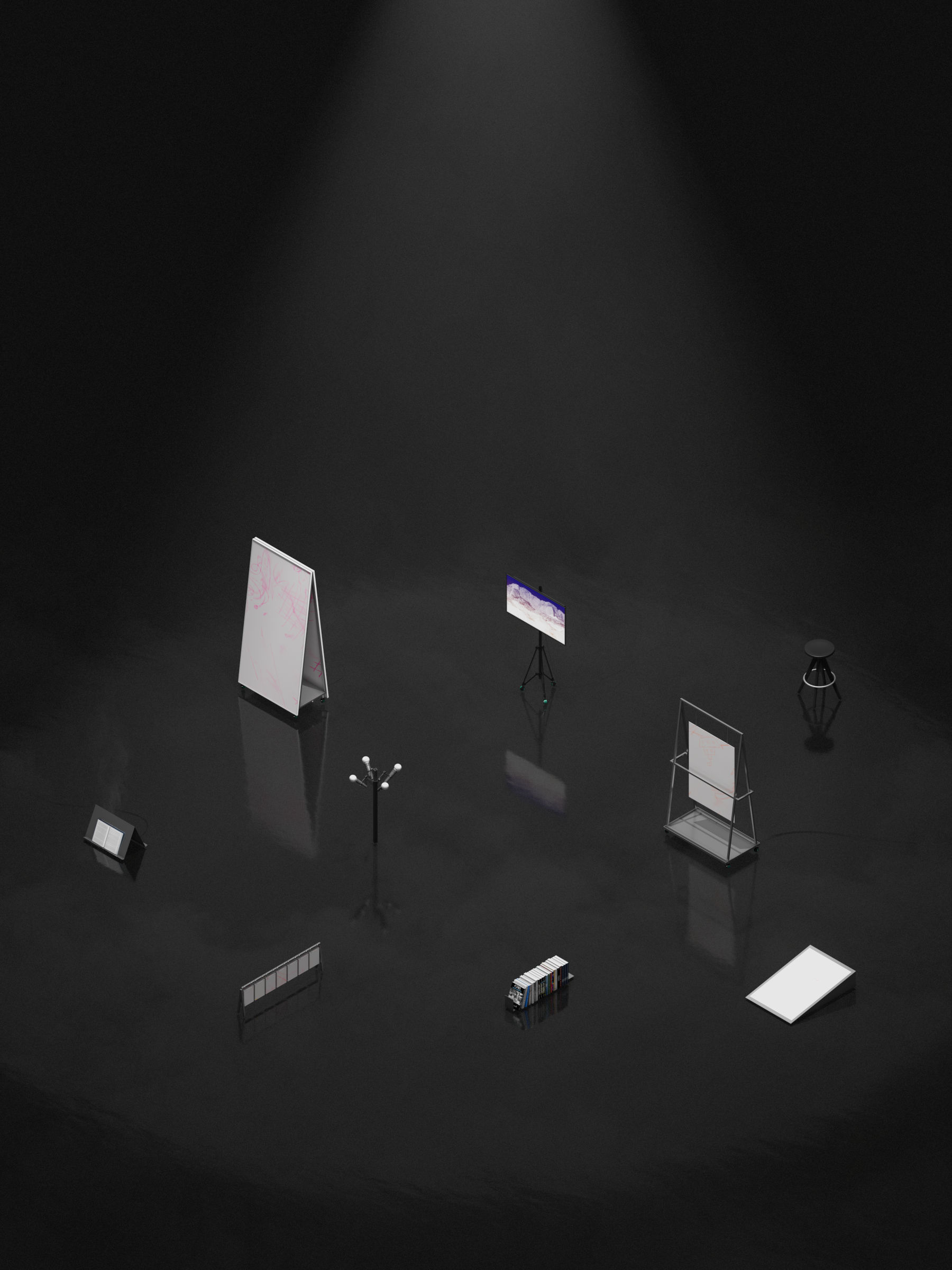 Fosbury Architecture, Rendering der Werkstattplattform Tabula Plena (2026) Mit freundlicher Genehmigung der Künstler