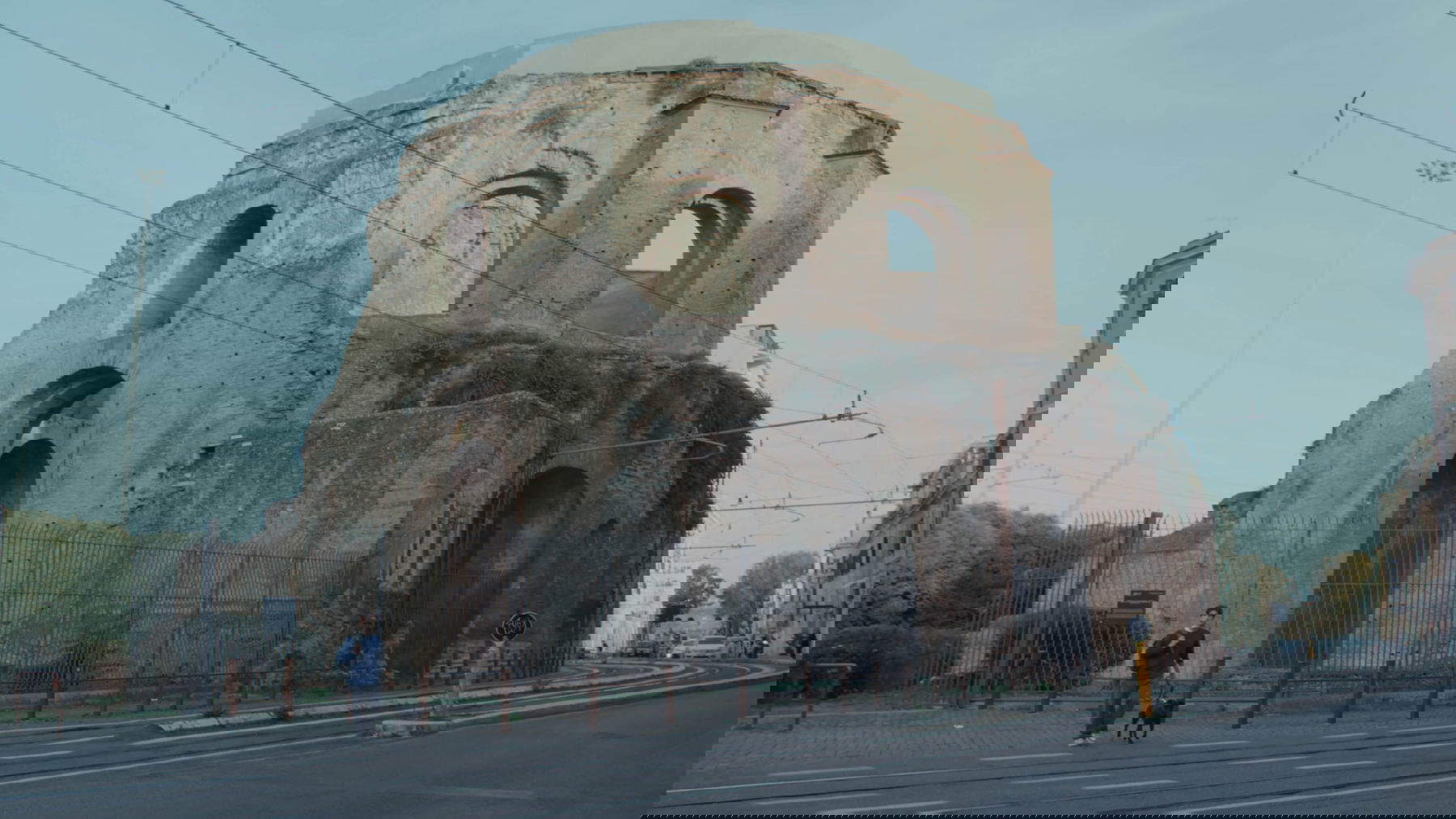 A still from the docu-series Uncovered Rome