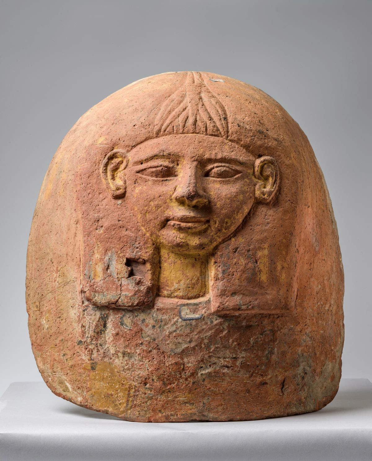 Fragment eines Sarkophags des Typs, der als