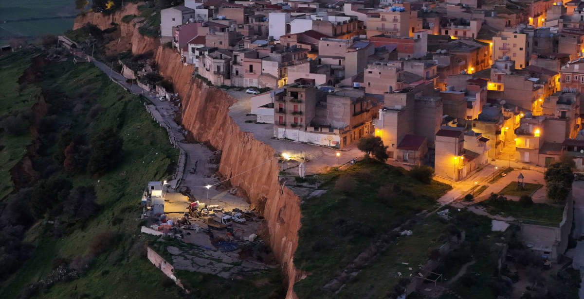 El desprendimiento de Niscemi también afecta al patrimonio cultural: lo que podría perderse