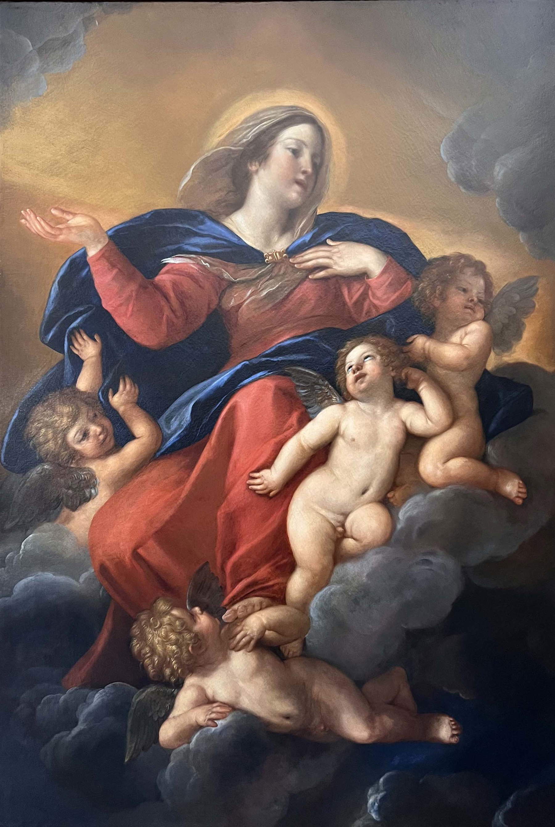 Francesco Albani, Vierge en gloire avec des chérubins (Bologne, Pinacoteca Nazionale)