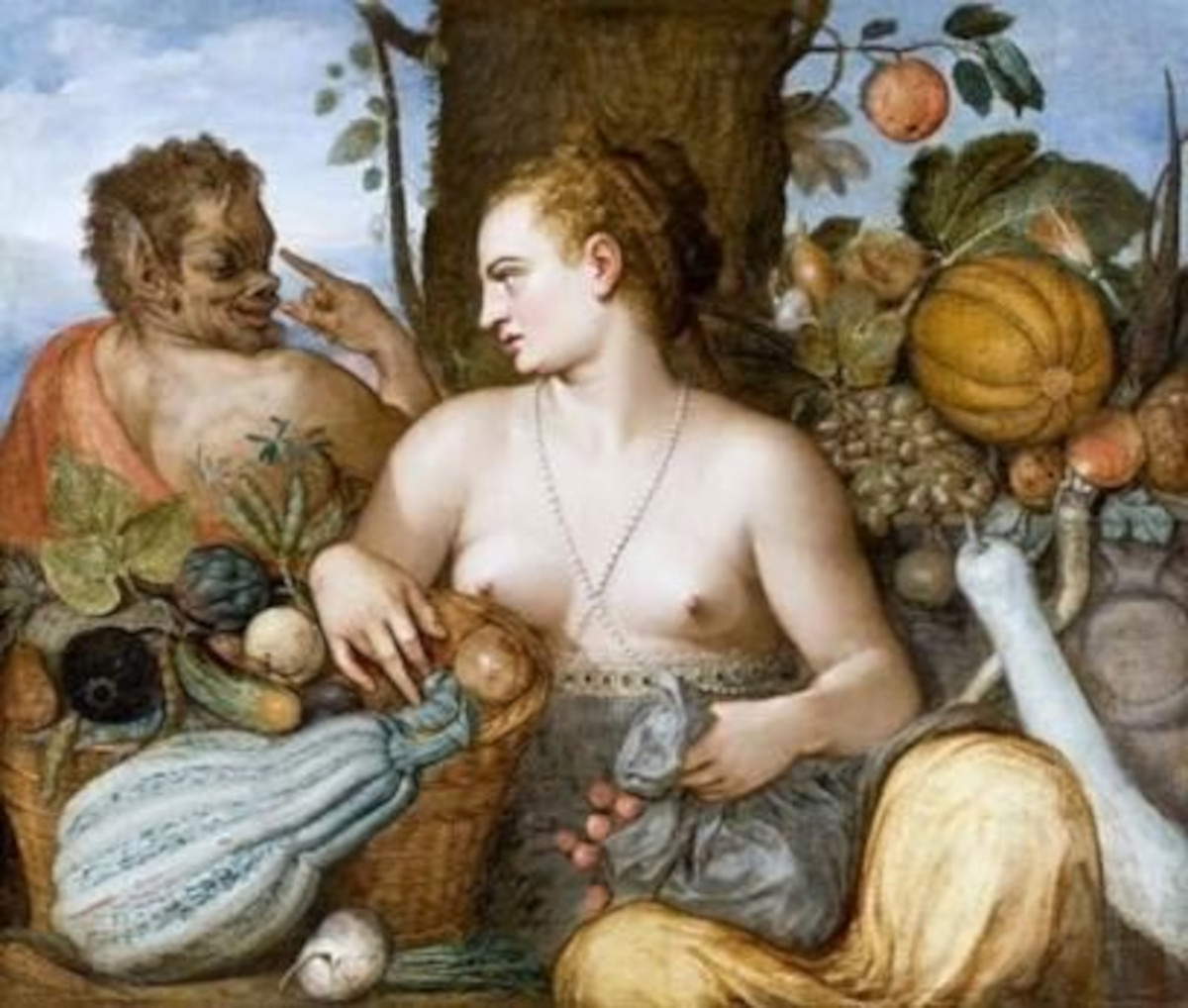 Frans Floris the Elder, Pomona (1565; oil on canvas, 115.5 x 134 cm; Stockholm, National Historical Museums, The Hallwyl Collection &copy; Hallwyl Museum / National Historical Museums, Stockholm. Photo: Jens Mohr