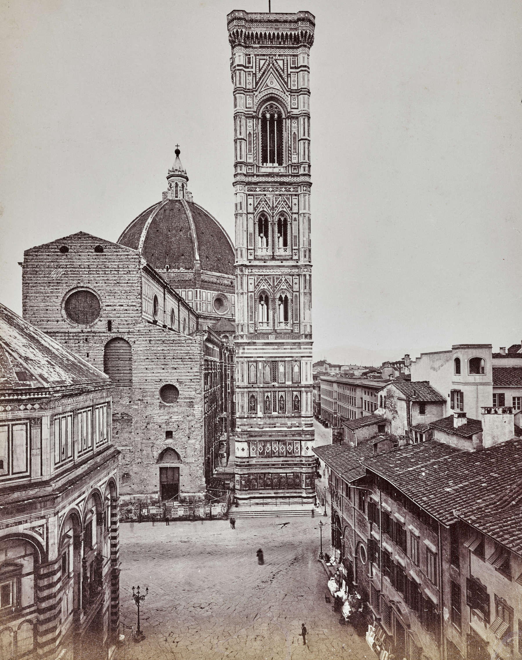 Fratelli Alinari, View of Piazza San Giovanni in Florence, c. 1871, Alinari Archives-Palazzoli Collection, Florence.