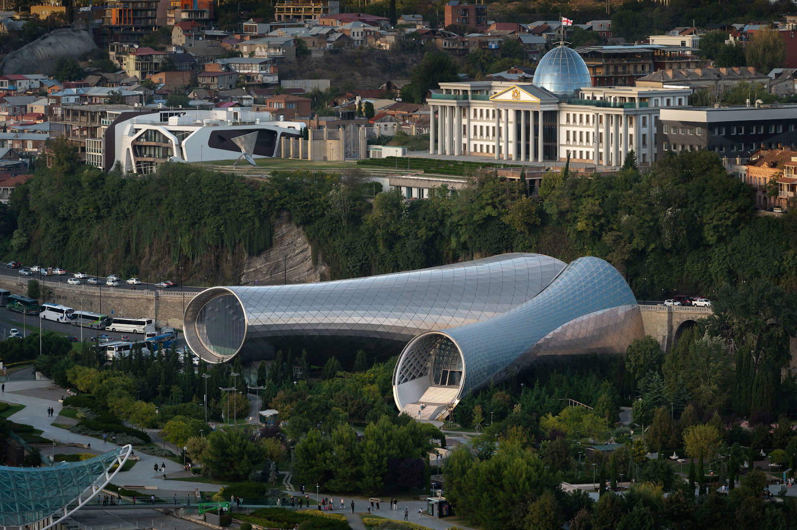 Sala de conciertos Rike, Tiflis. Foto: Estudio Fuksas