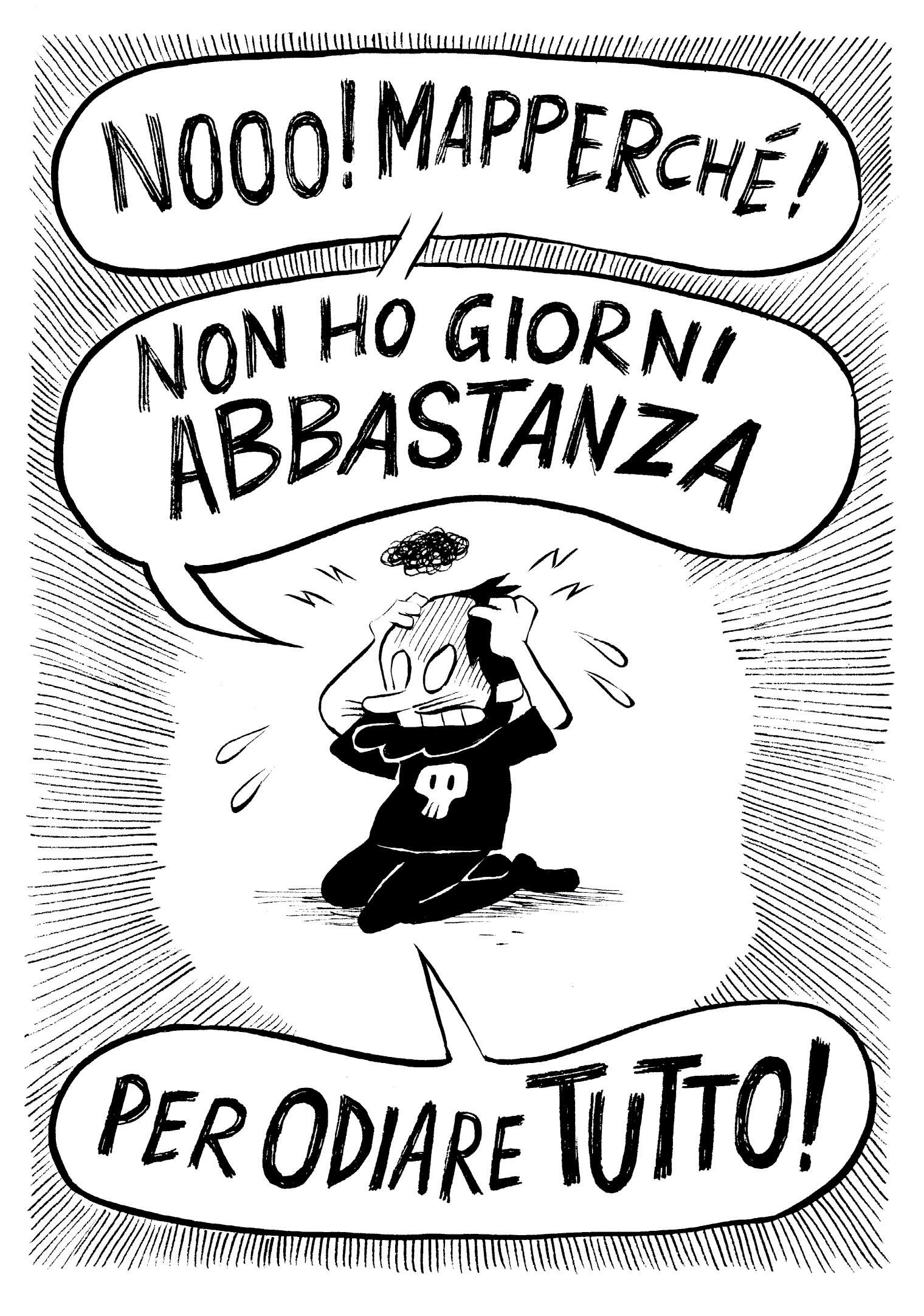 Ein Comic des Cartoonisten und Illustrators Tuono Pettinato