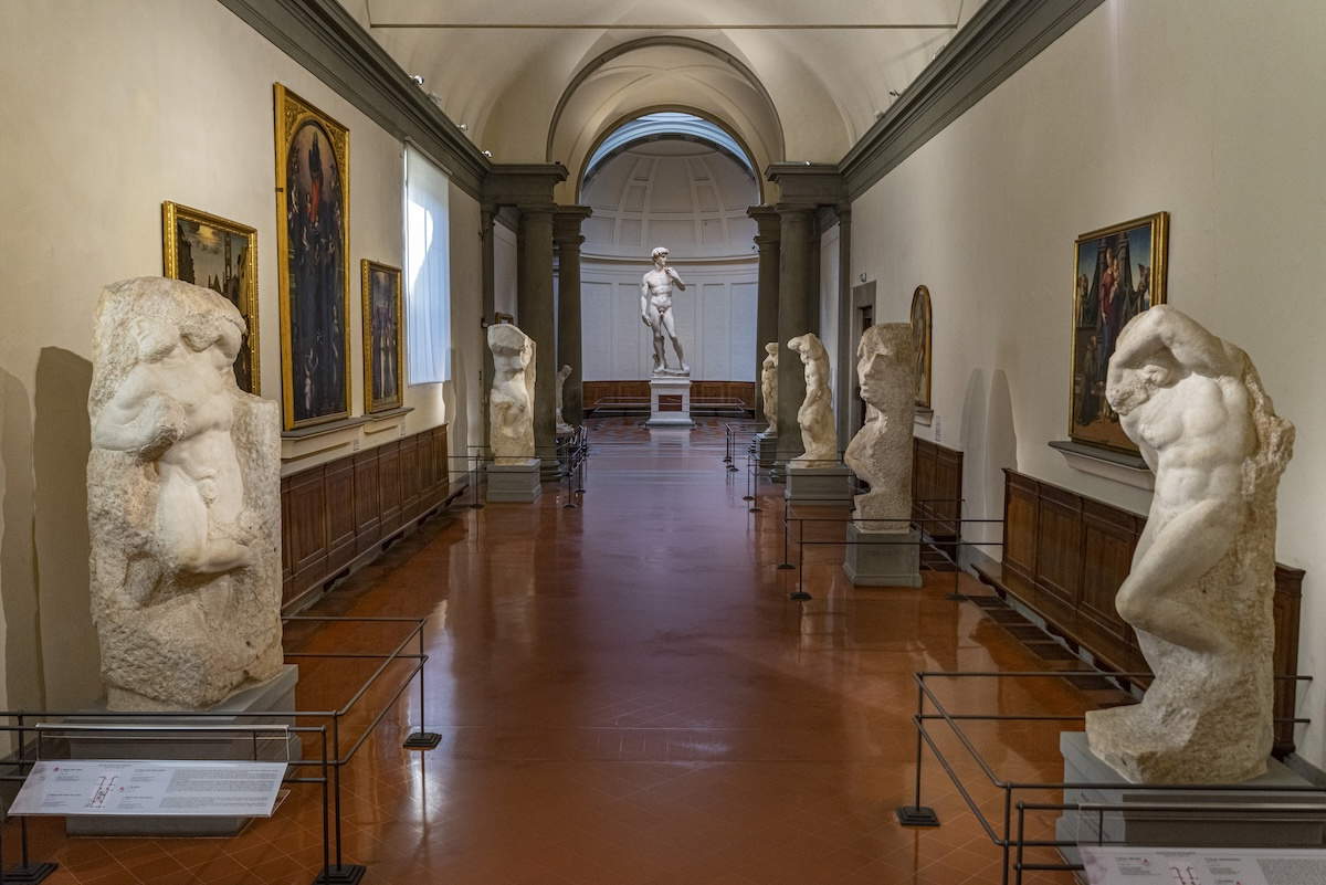 Galleria dell'Accademia in Florence, Prison Gallery. &copy; Guido Cozzi