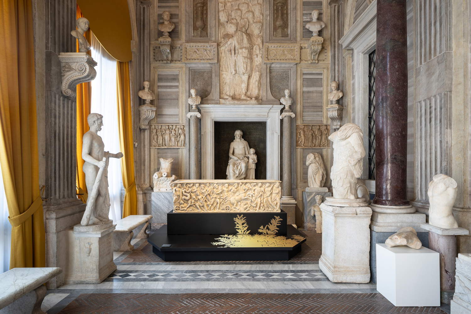 Allestimenti mostra METAMORFOSI, Ovidio e le arti, Galleria Borghese, Roma. Foto: A. Novelli. &copy; Galleria Borghese