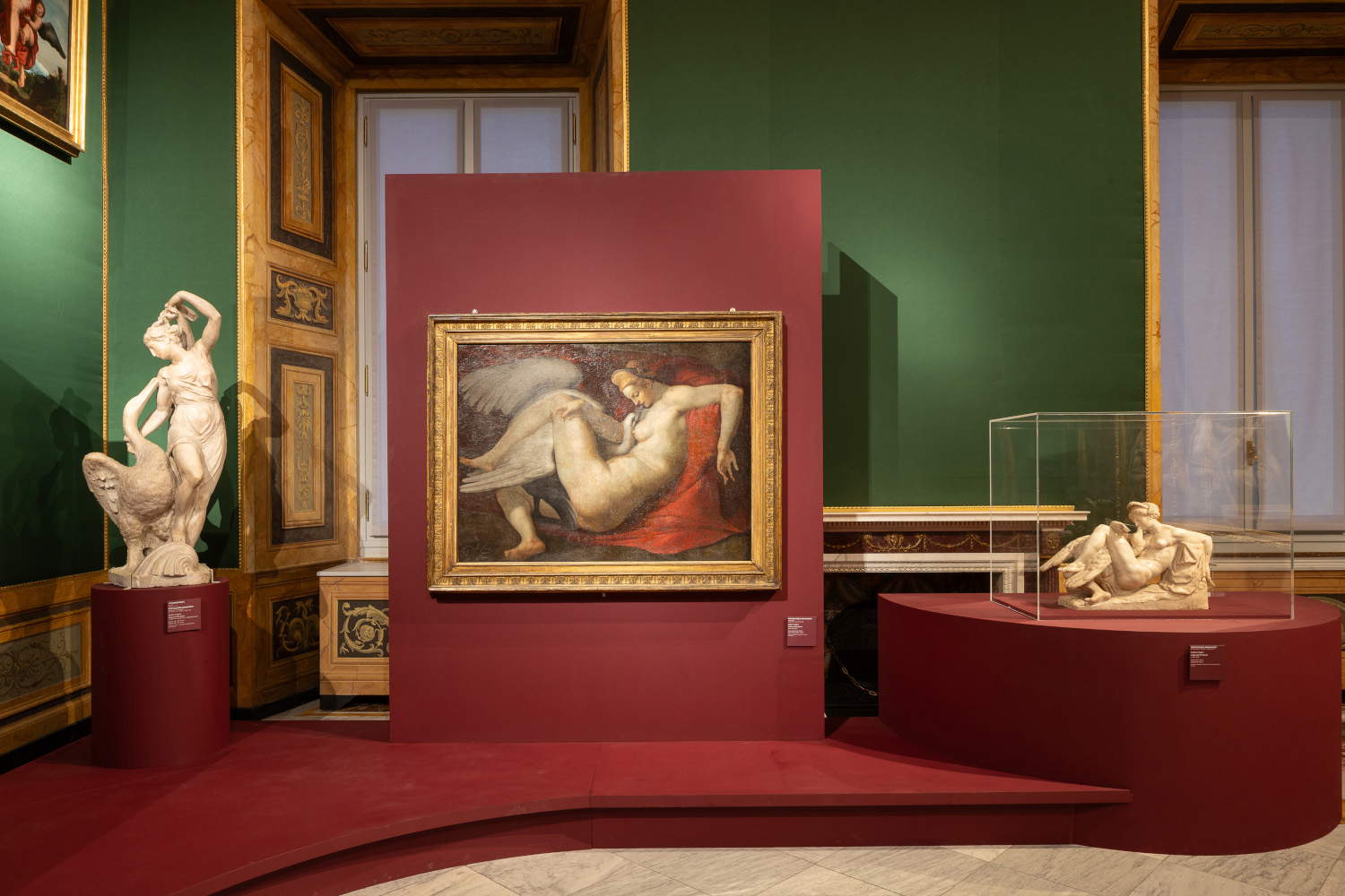 Allestimenti mostra METAMORFOSI, Ovidio e le arti, Galleria Borghese, Roma. Foto: A. Novelli. &copy; Galleria Borghese