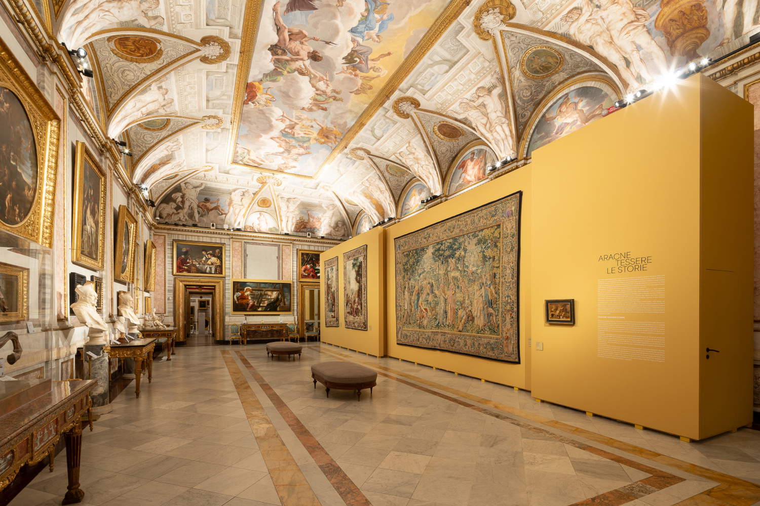 Allestimenti mostra METAMORFOSI, Ovidio e le arti, Galleria Borghese, Roma. Foto: A. Novelli. &copy; Galleria Borghese