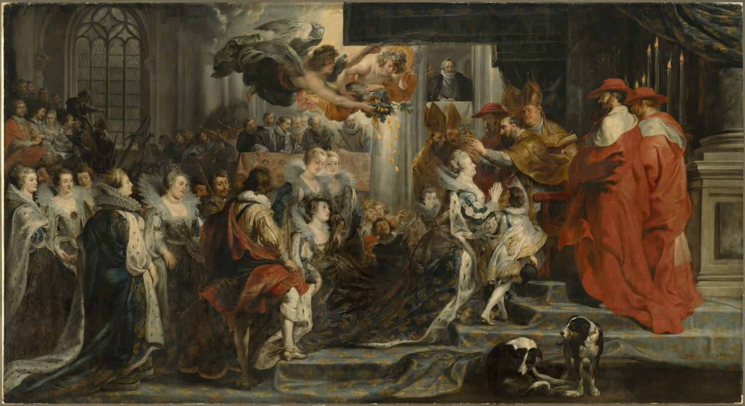 Rubens, Coronación de la reina en Saint Denis. Foto: T.Radelet - Mus&eacute;e du Louvre