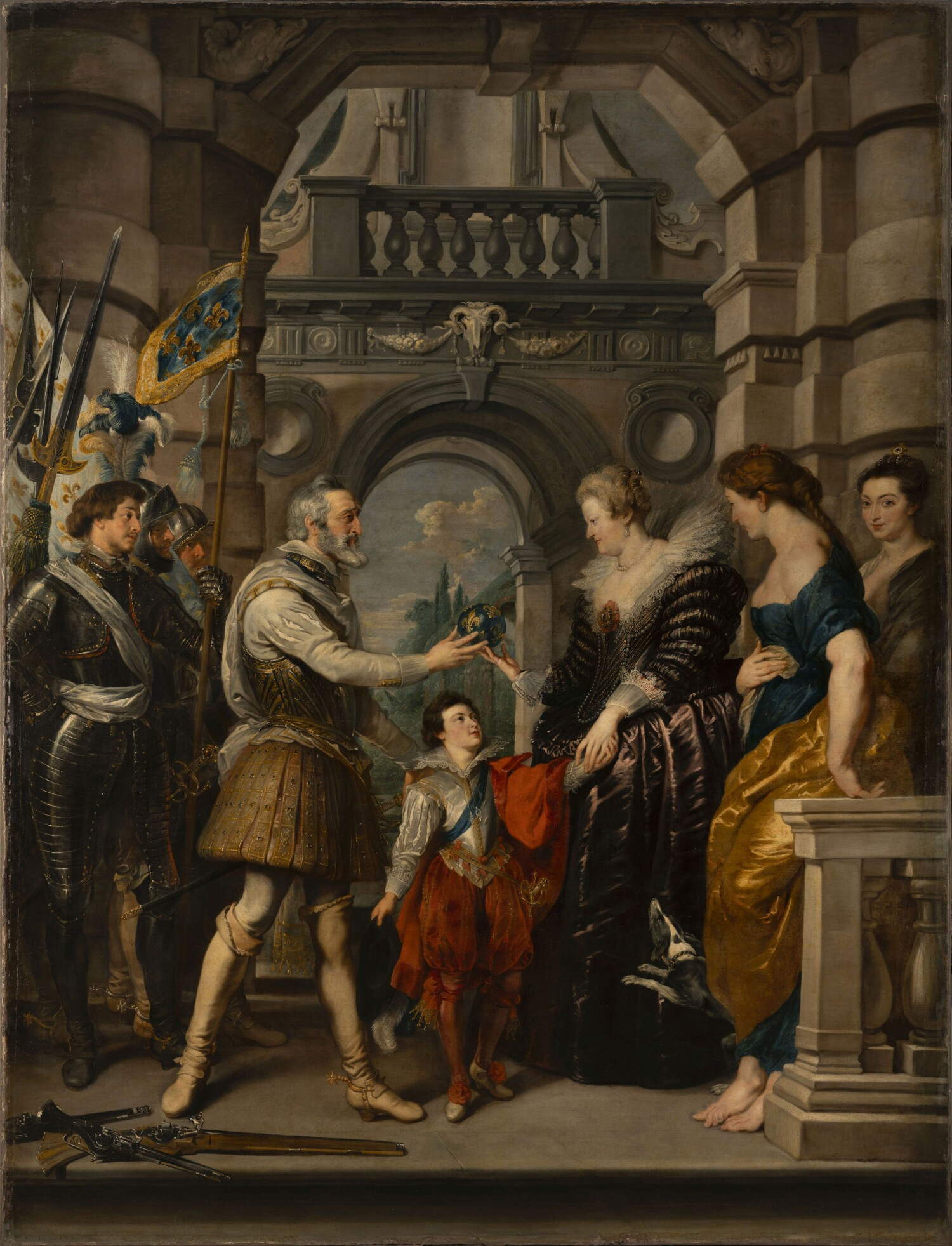 Rubens, Los preparativos del rey para la guerra contra Alemania. Fotografía: T.Radelet - Mus&eacute;e du Louvre