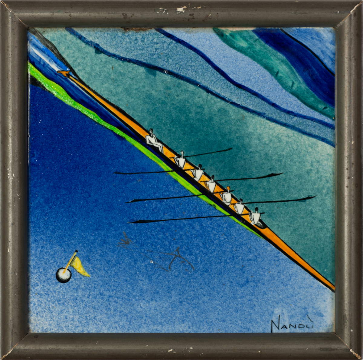 Nand&ugrave; (manifattura Feruccio Palazzi), Regata di canoe (1924-1937)