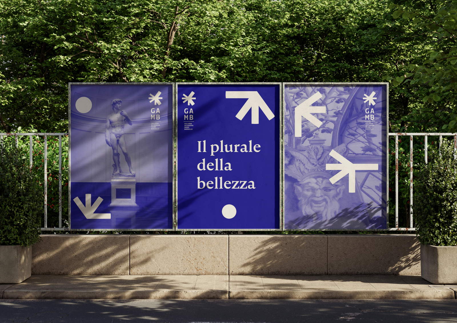 GAMB - Galería de la Academia de Florencia y Museos del Bargello, nueva identidad visual. En concesión de Migliore+Servetto