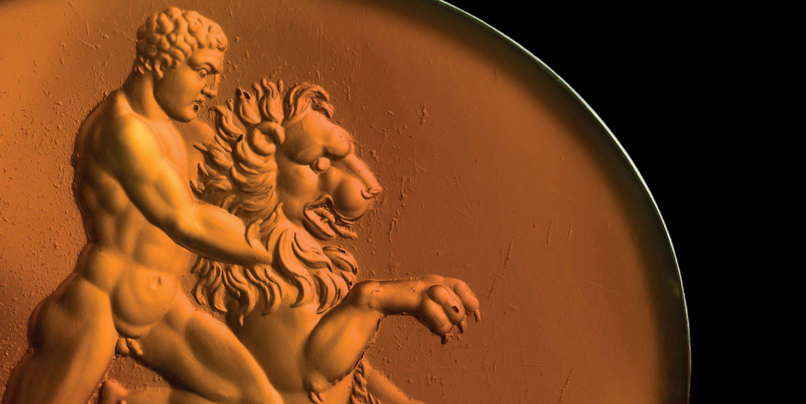 Heracles Kills the Nemean Lion, Detail