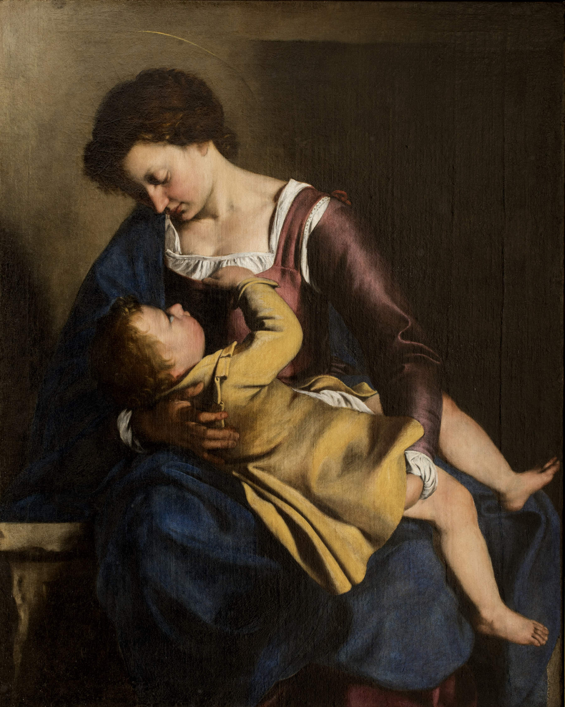 Orazio Gentileschi, Vierge à l'Enfant (vers 1610 ; huile sur toile ; Rome, MiC - Galeries nationales d'art antique - Bibliotheca Hertziana, Institut Max Planck d'histoire de l'art/Enrico Fontolan)