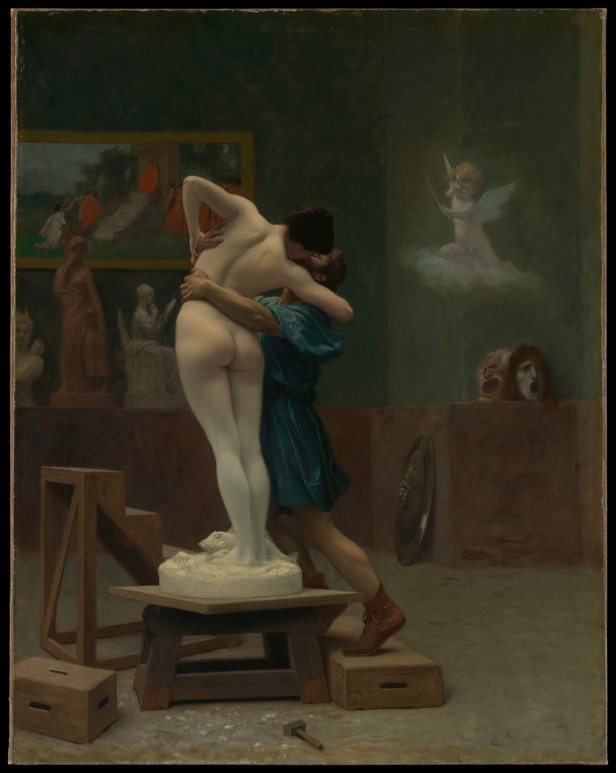 Jean-Leon Ger&ocirc;me, Pygmalion und Galatea, um 1890; New York, Metropolitan Museum of Art)