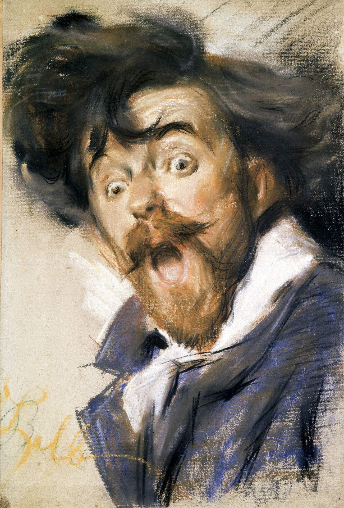 Giacomo Balla, *Autosmorfia* (1900; Gian Enzo Sperone Collection)