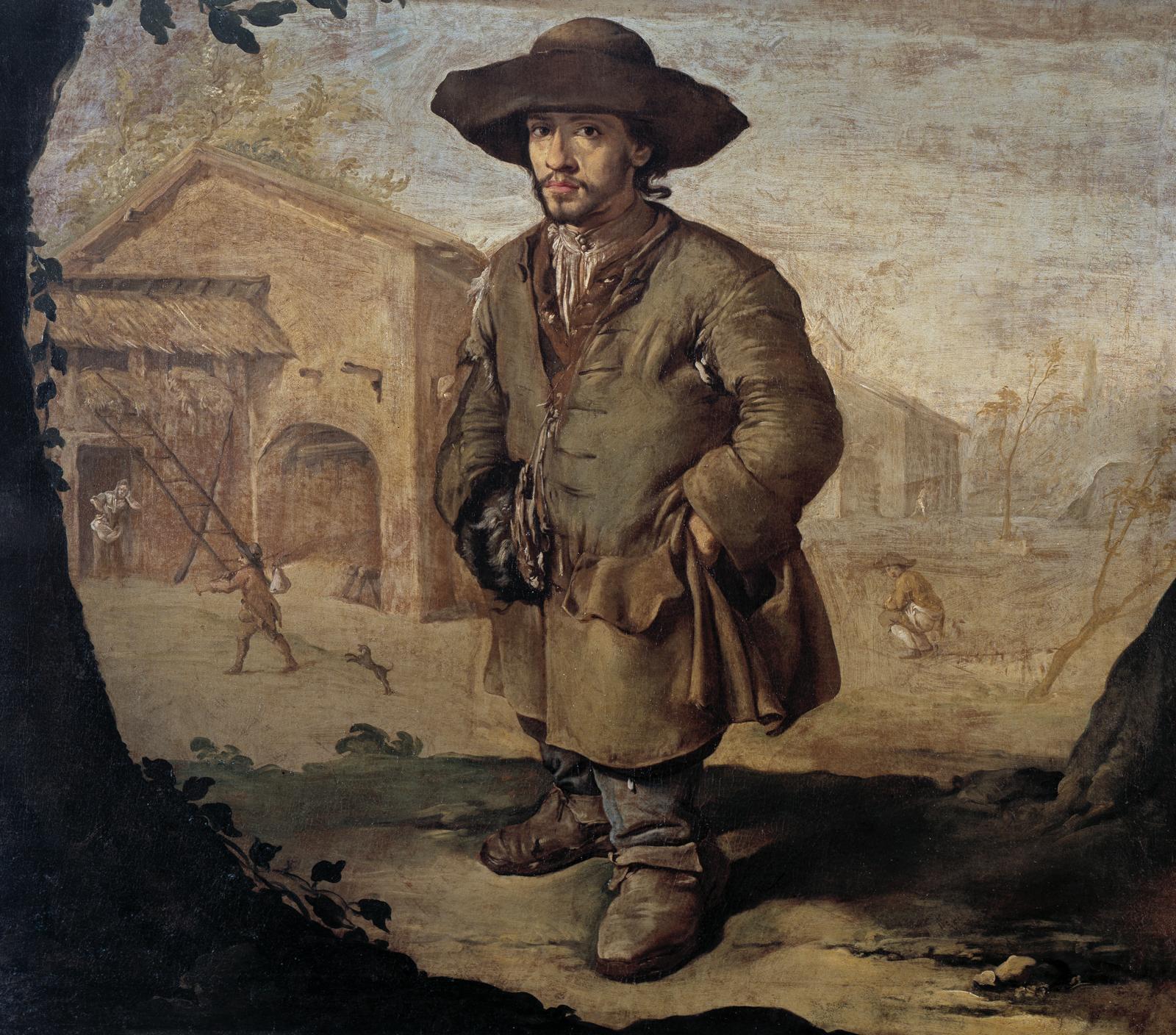 Giacomo Ceruti, Nano (1725-1730; olio su tela, 130 x 180 cm; Brescia, Collezione privata)